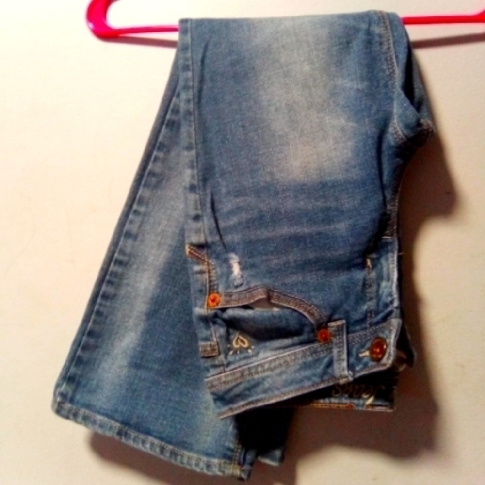 JUSTICE girls jeans. Size 8.